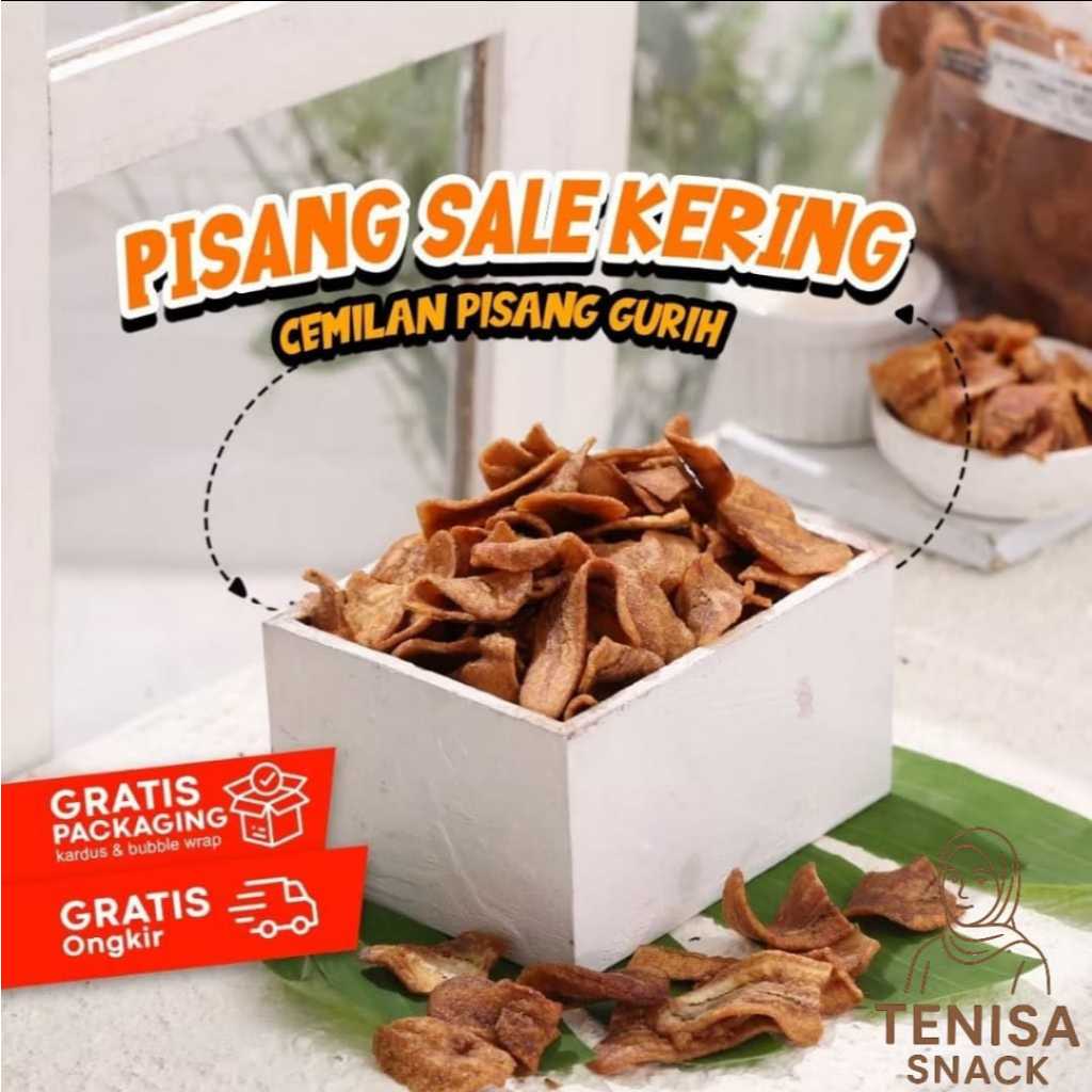 

Kripik Pisang Sale oven / Pisang Sale Kering Asli 1 Kg
