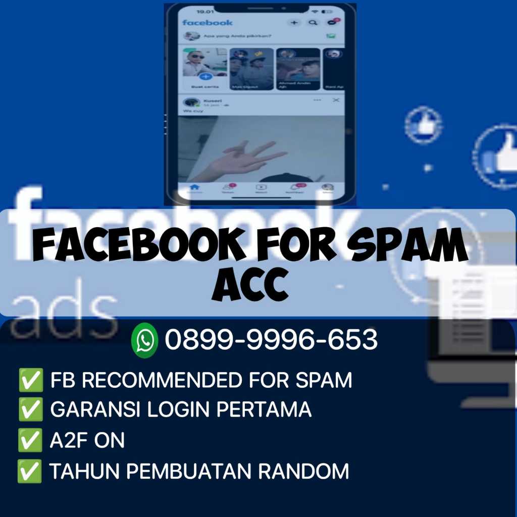 AKUN FB SPAM/MARKET PLACE/FARMING