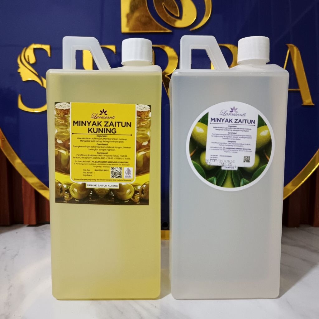 MINYAK ZAITUN 1 LITER LARASSANTI BPOM