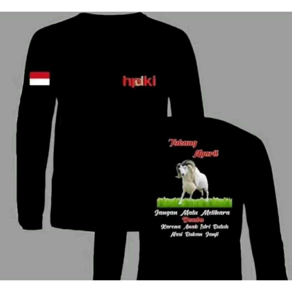 KAOS LENGAN PANJANG TUKANG NGARIT KAMBING