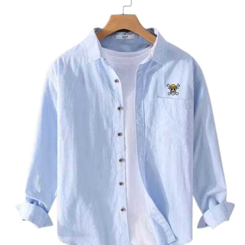 Kemeja Lengan Panjang Pria Kemeja Bordie One Piece Kemeja Slimfit Pria