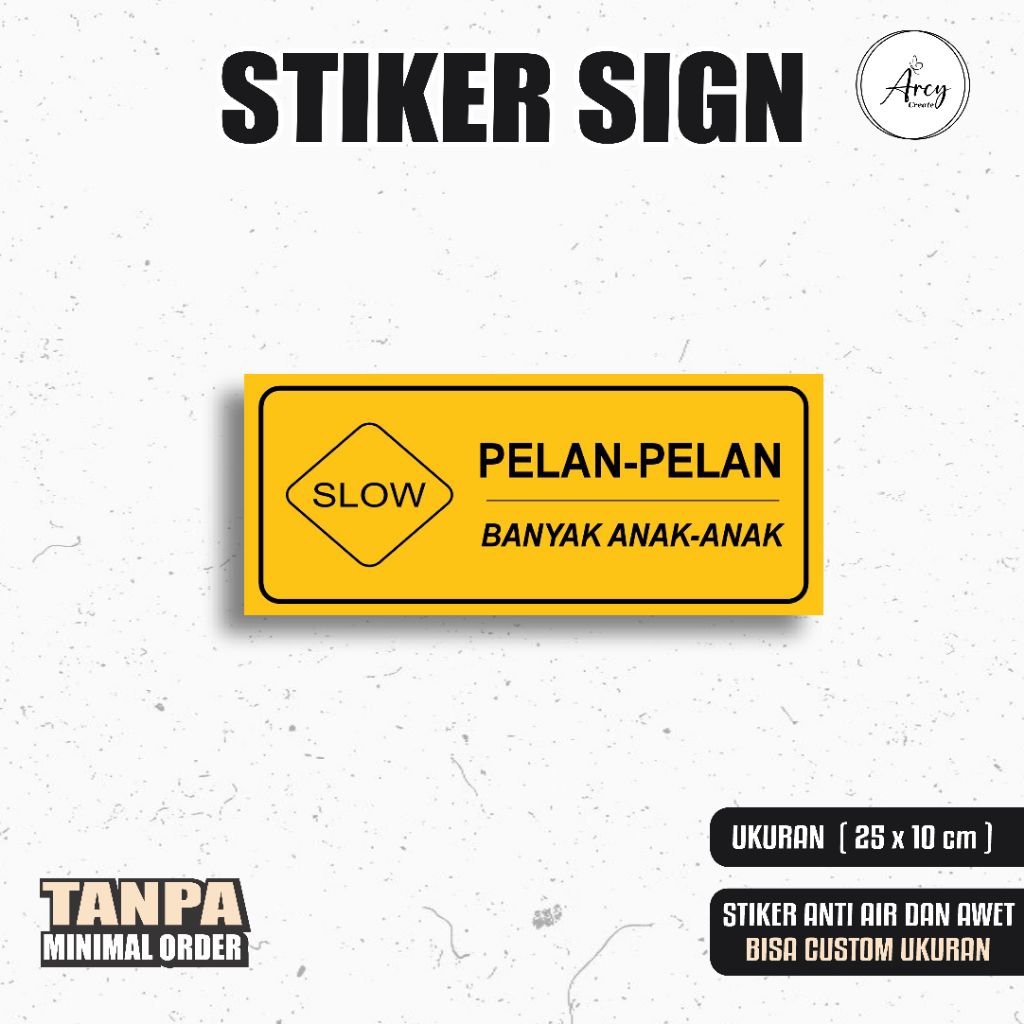 

Stiker Pelan Pelan Banyak Anak anak