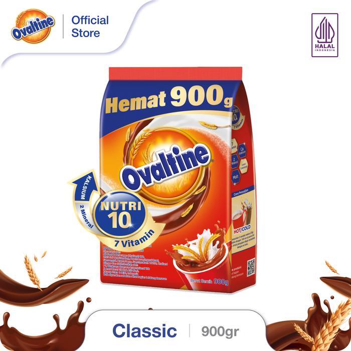 

Ovaltine Classic Susu Bubuk Cokelat 900 gr
