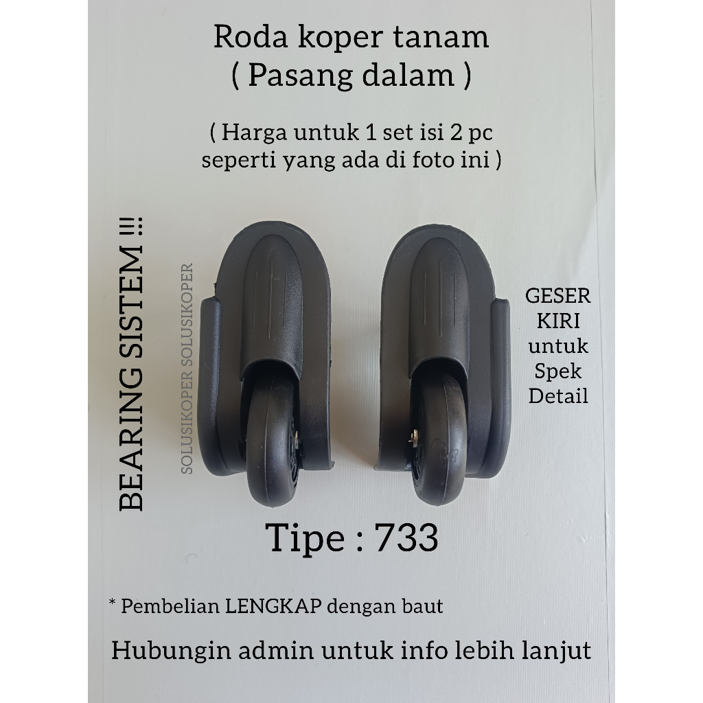 RODA TRAVEL BAG, RODA KOPER, RODA TAS TRAVEL, SPAREPART KOPER