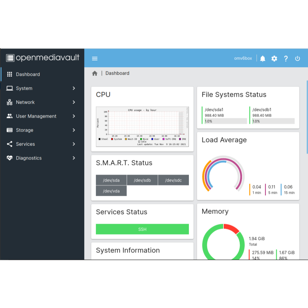 STB HG680P OpenMediaVault NAS Server