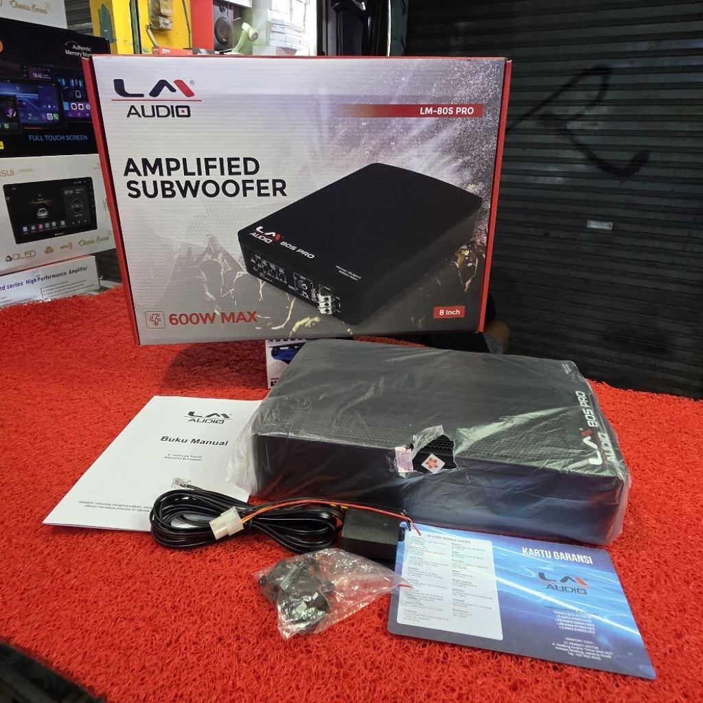 Subwoofer Kolong Aktif LM AUDIO LM-80S PRO Subwoofer Kolong LM AUDIO 8 in