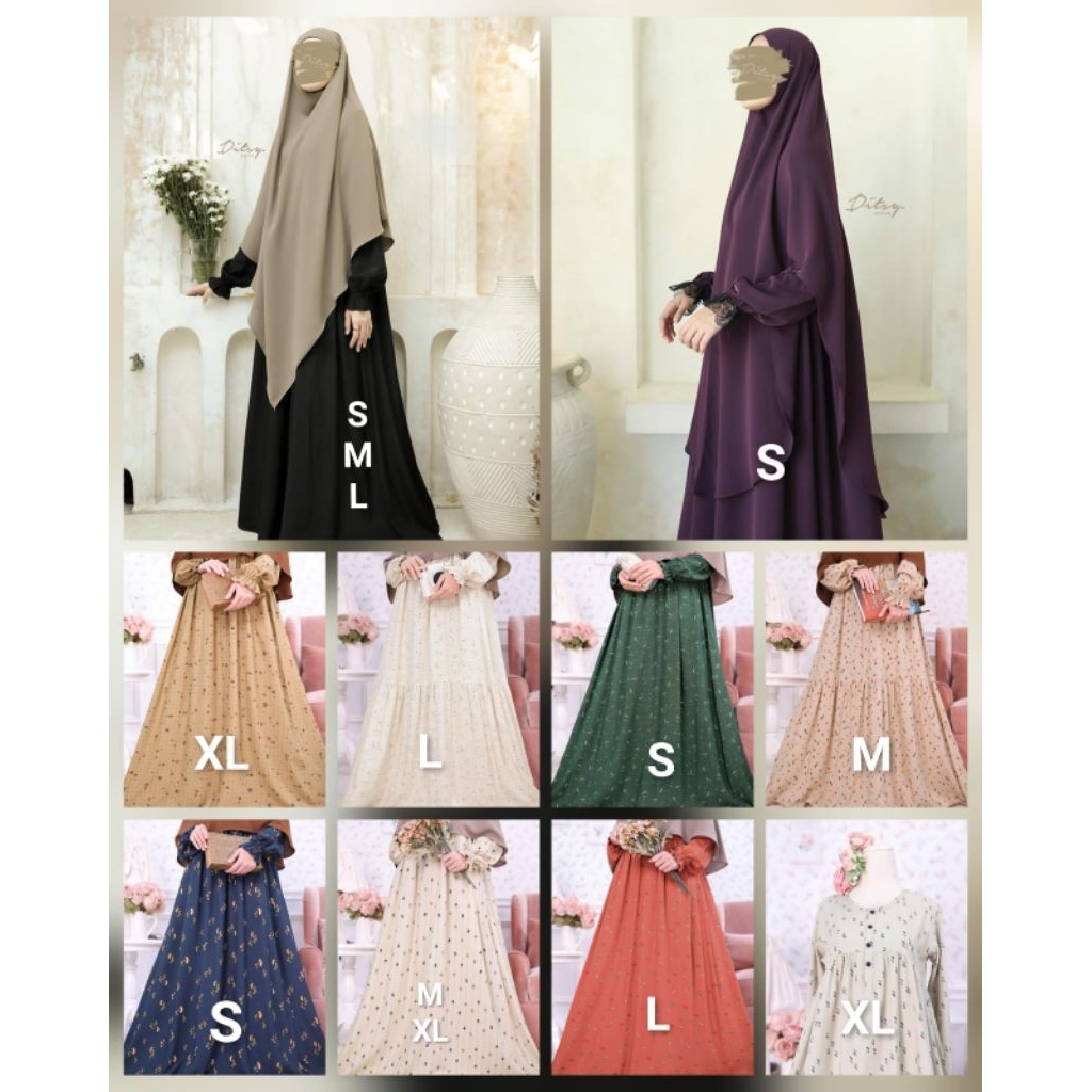 Ditsy Nightgown | Ditsy Moslem