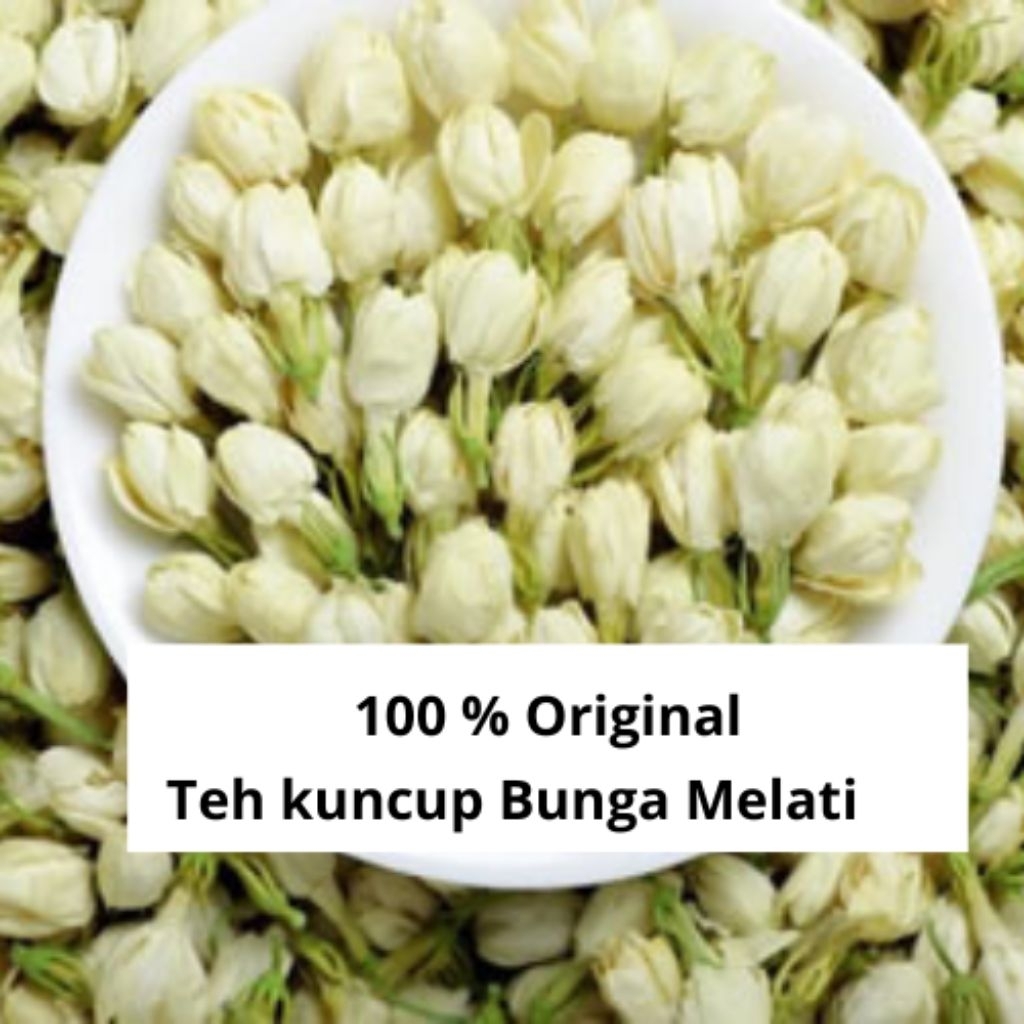 

Dried Jasmine Bud/Teh Kuncup Bunga Melati/Jasmine Flower Tea