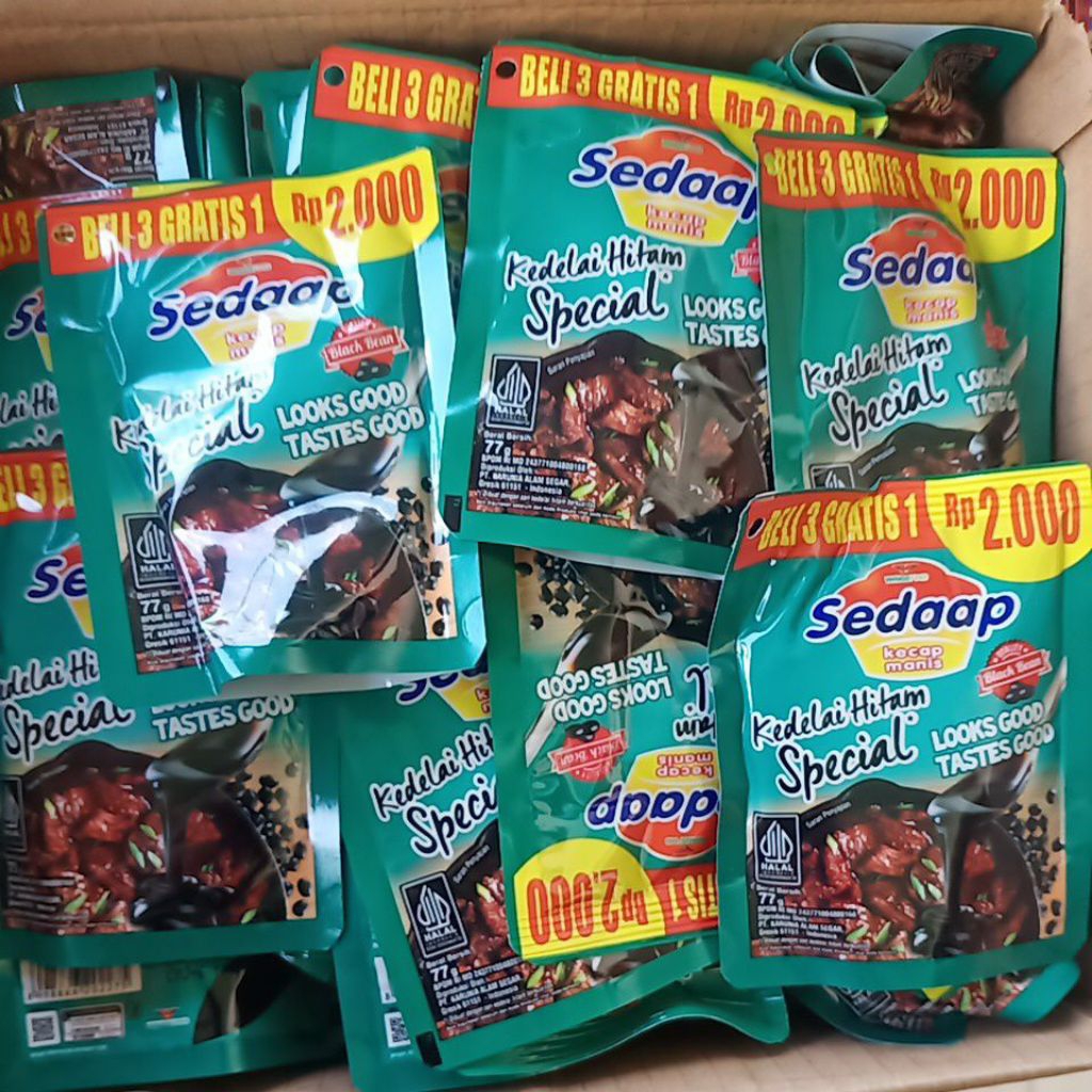 

20pcs kecap sedaap kemasan 2000