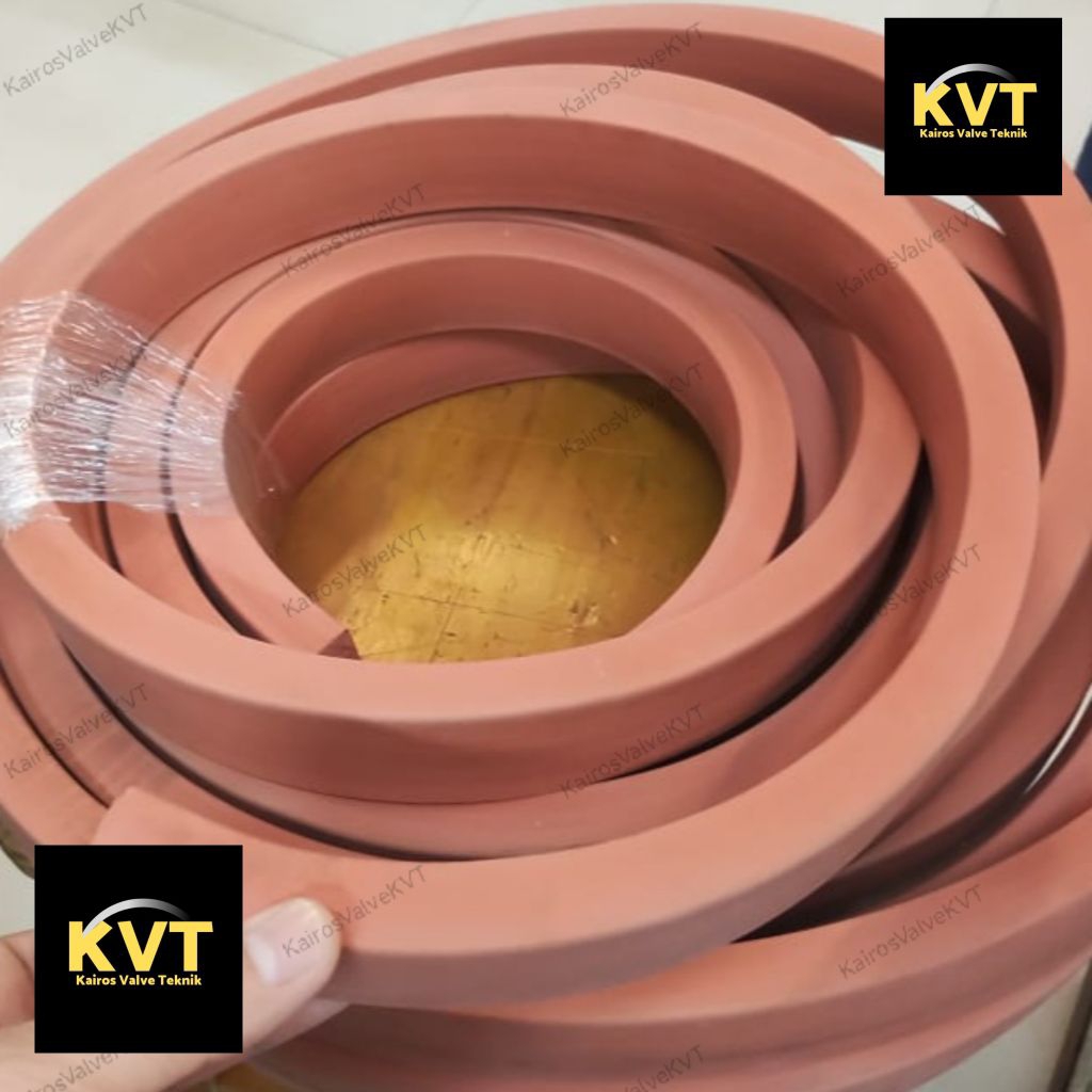 Sponge Silikon TEBAL 10mm Merah Kotak / Sponge Strip Rubber Silicone Merah Tebal 10mm x 10mm , 15mm 