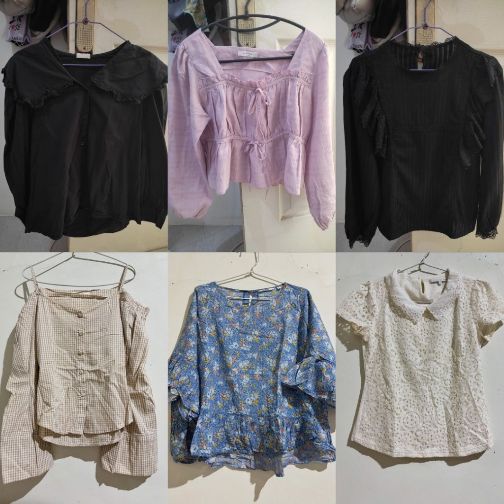 baca deskripsi BLOUSE WANITA UNIQLO BATIK SAILOR BRUKAT [PRELOVED]