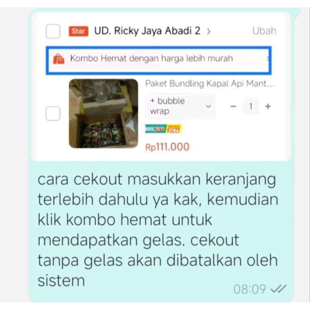 

Paket Bundling Kapal Api Mantap 24gr Karton Dus + Gelas 12 pcs