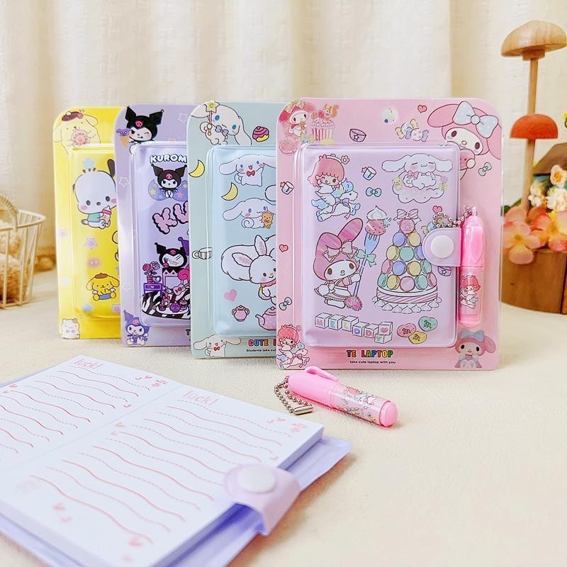 

Kiddypicks - Notebook Mini Karakter Sanrio – Buku Diary Lucu Kuromi Melody Cinnamoroll Pompurin