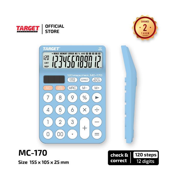 

Kalkulator meja 12 digit MC 170 Target Desk Calculator MC170