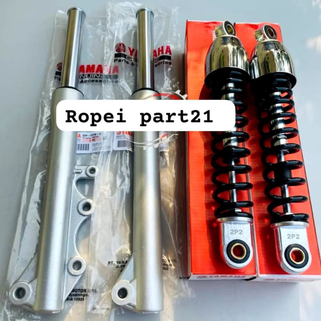 paket murah Shockbreaker belakang+ass Shok depan plus tabung Jupiter z lama Jupiter z Burhan fizr Ve