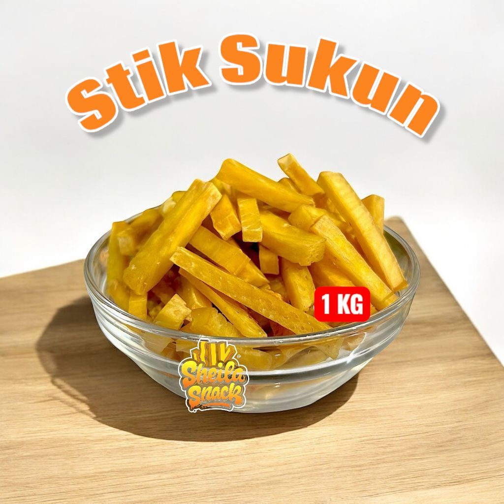 

STIK SUKUN / KERIPIK SUUN MENTEGA GURIH ENAK ASIN BERAT 1 KG