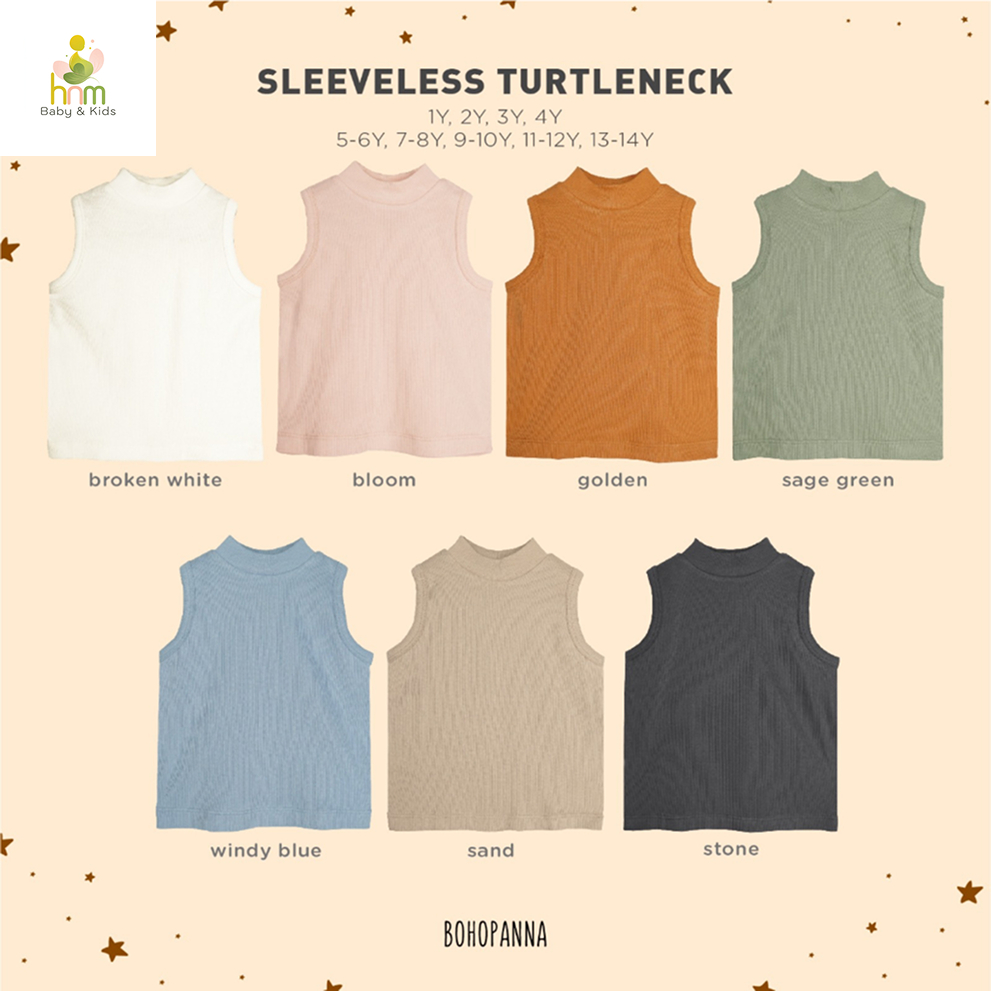 Bohopanna Sleeveless Turtleneck