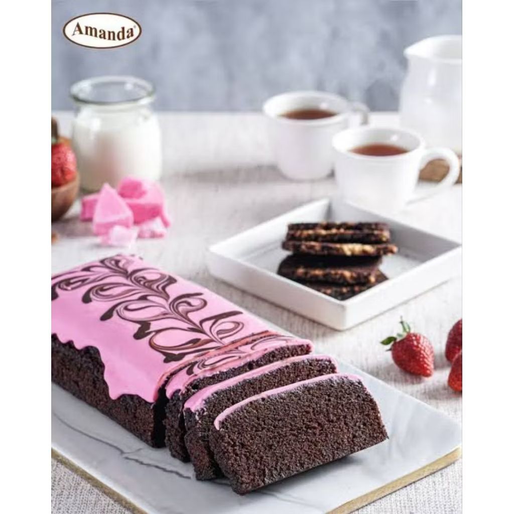 

Amanda Brownies PINK MARBLE | Cake Brownies | Kue Brownies