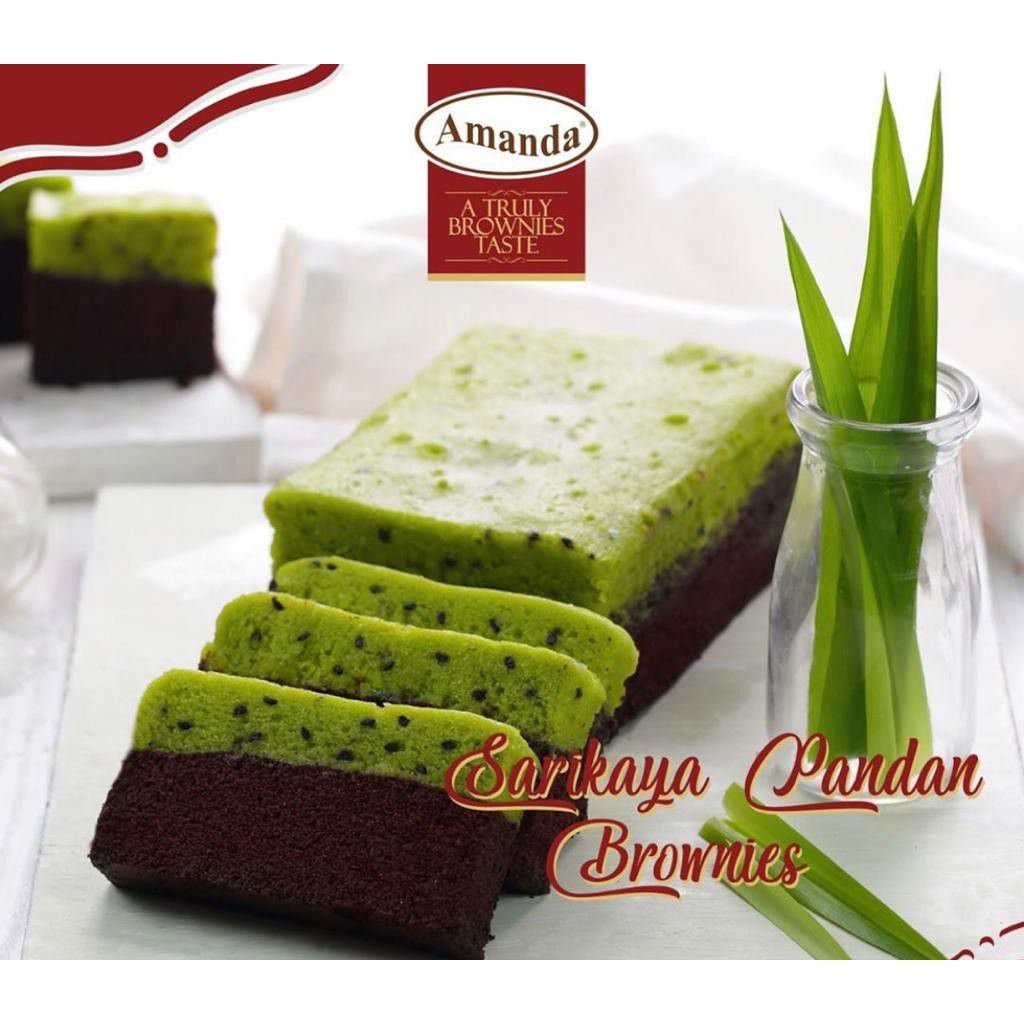 Amanda Brownies SARIKAYA PANDAN | Cake Brownies | Kue Brownies
