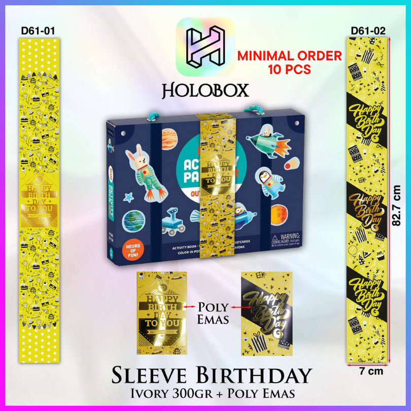 

Sleeve Happy Brithday / Sleeve Ultah / Paper Belt / Ulang Tahun / Paper / D61-01