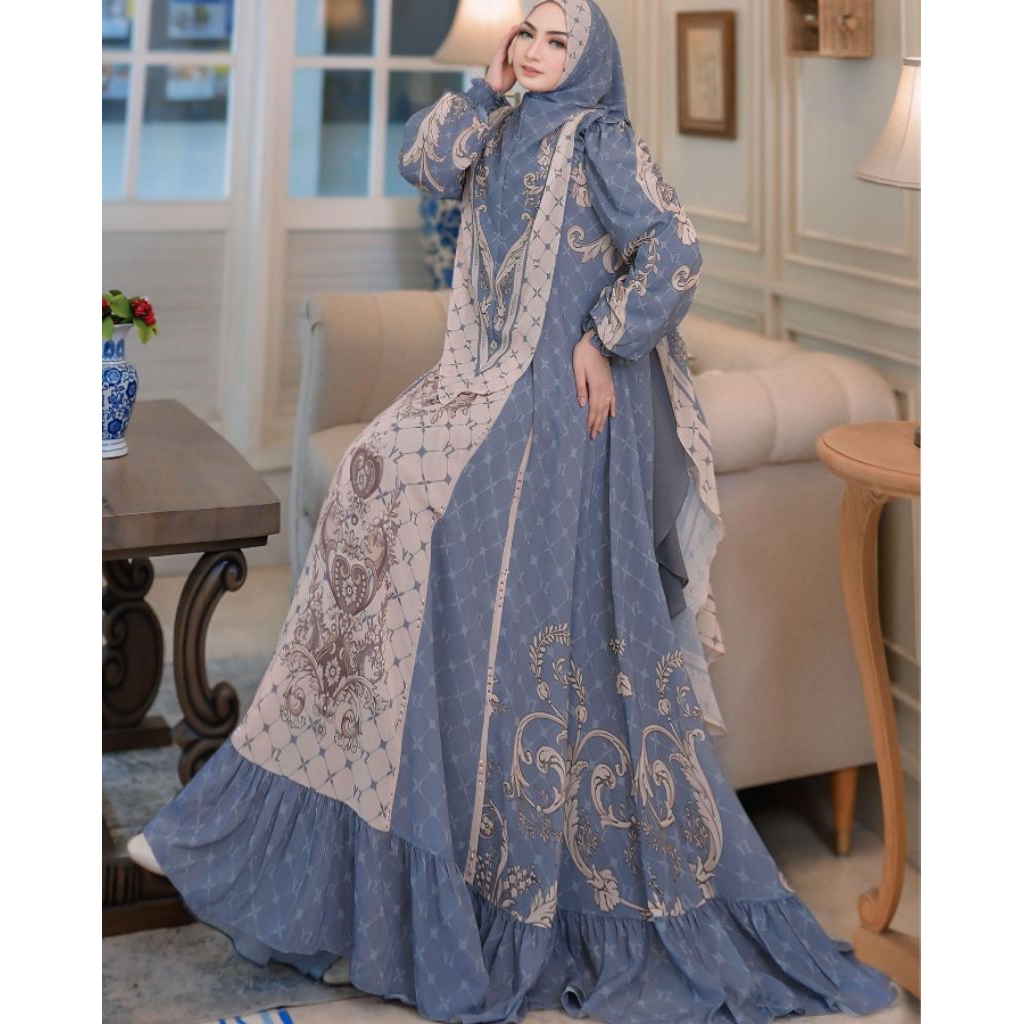 Gamis Syar'i AL MAHRA Vol 1 & 2 by Yodizein Gamis Mewah Premium