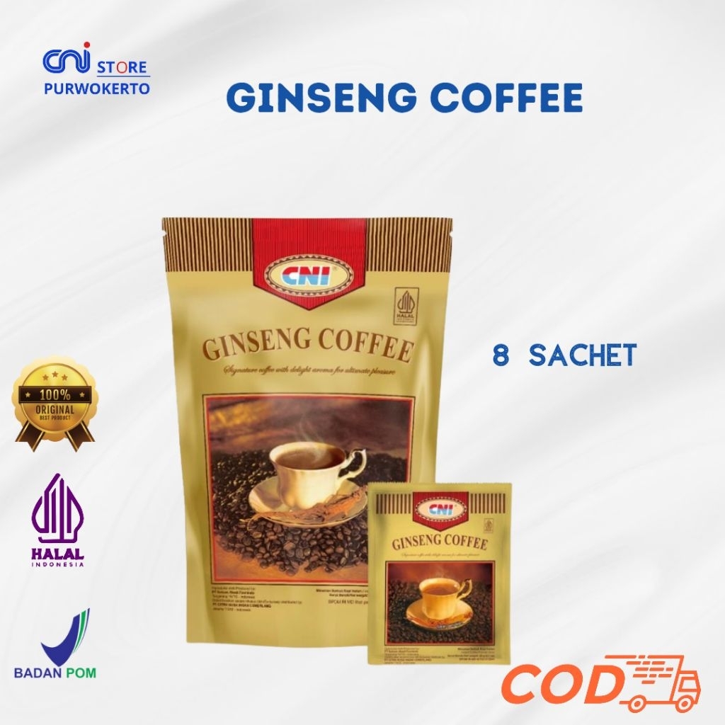 

CNI Ginseng Coffee 8 Sachet
