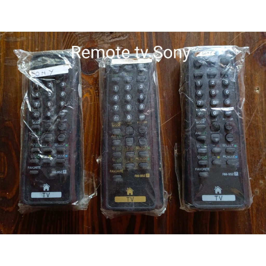 Remote tv sony