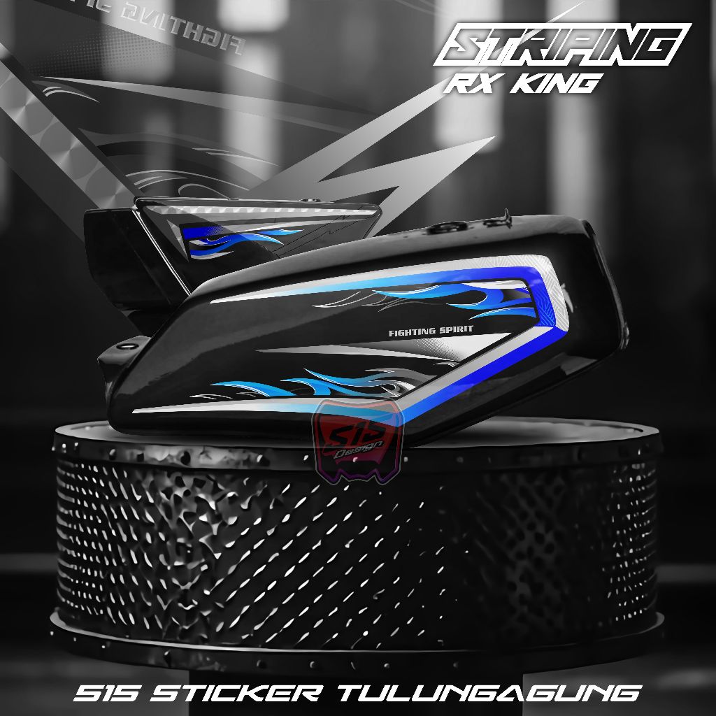 STRIPING STIKER KING RX KING API PREMIUM CUSTOM