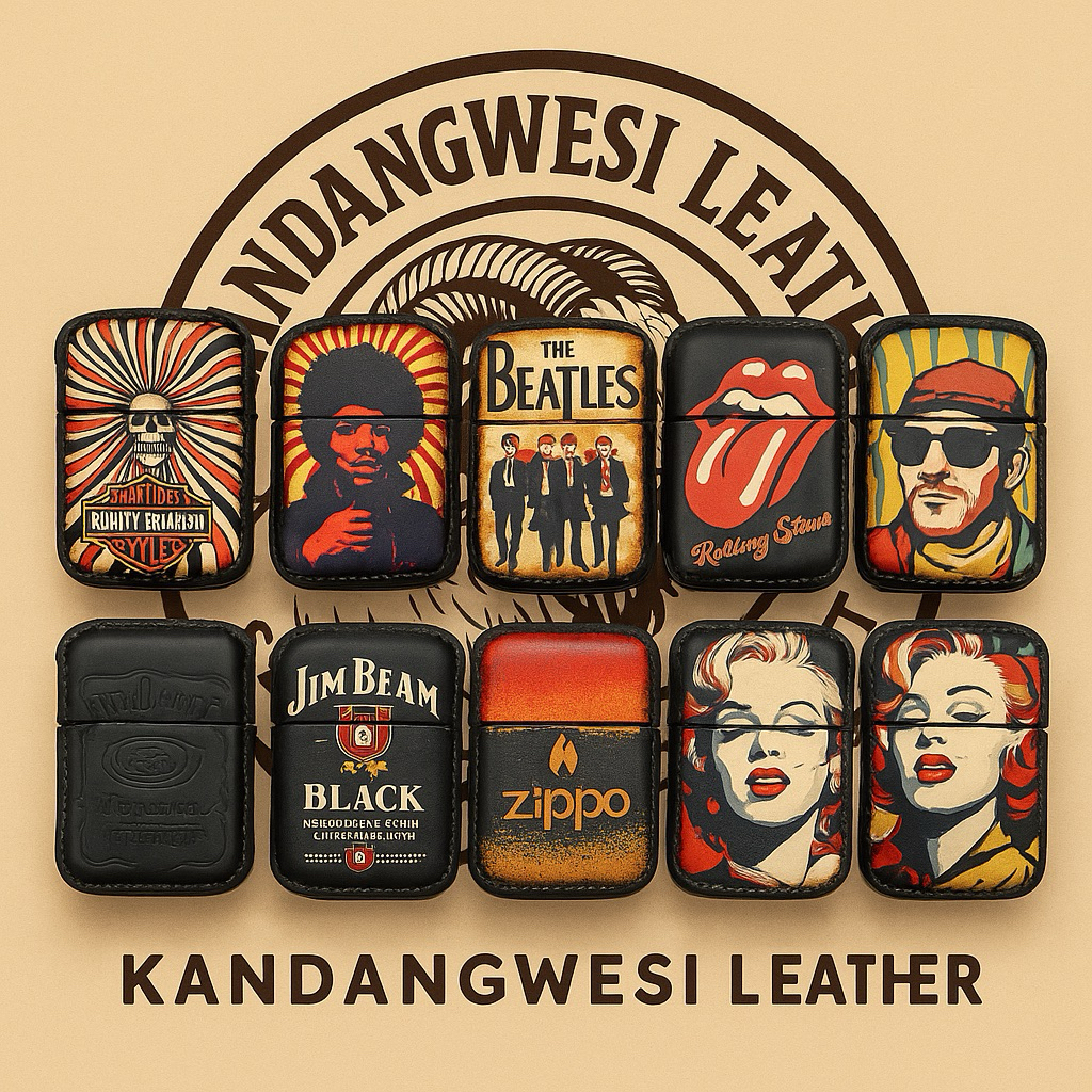 sarung zippo kulit asli 100% / wadah zippo