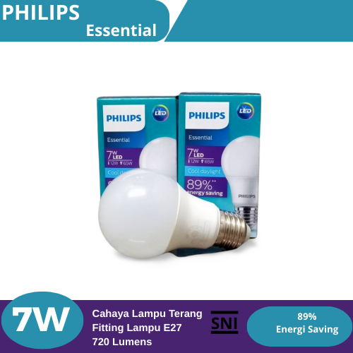 Philips Essentials LED Putih 7W
