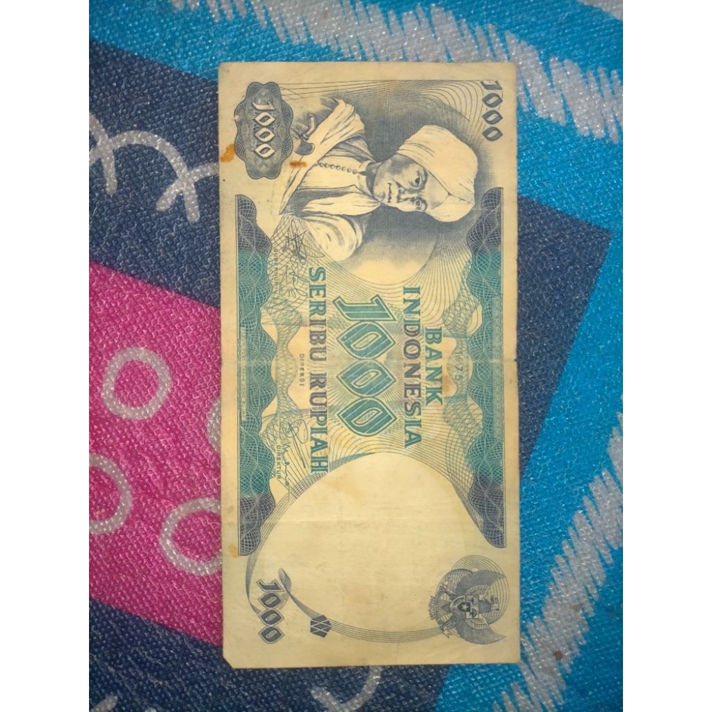 uang lama 1000 diponegoro