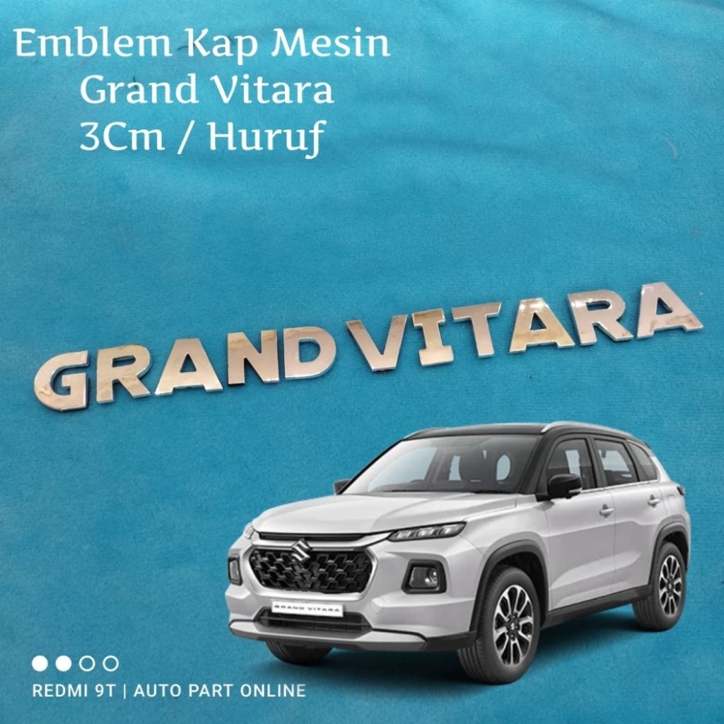Emblem kap mesin Suzuki grand Vitara