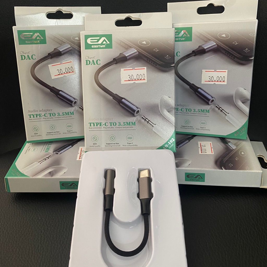 Konvertor Adaptor DAC Type-C to Jack 3.5mm / Audio Adaptor Type-C
