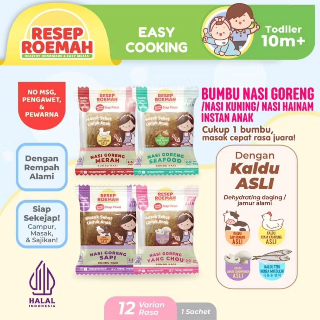 

Resep Roemah Bumbu Nasi / Bumbu Instan Anak/ Kids Instant Seasoning Homemade / Bumbu Masak / No MSG