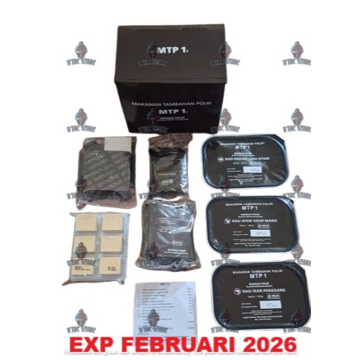 

RANSUM TNI POLRI T2SP/ Makanan Tambahan TNI POLRI / MTP 1 POLRI TERMURAH!!