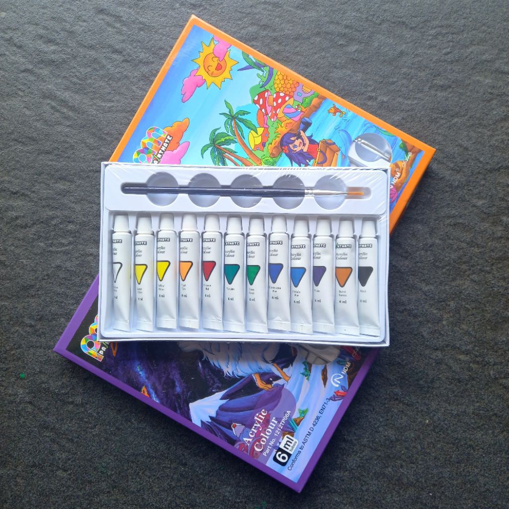 

Cat Acrylic NDM 6ml 12 Warna ( Set ) [ Original ]