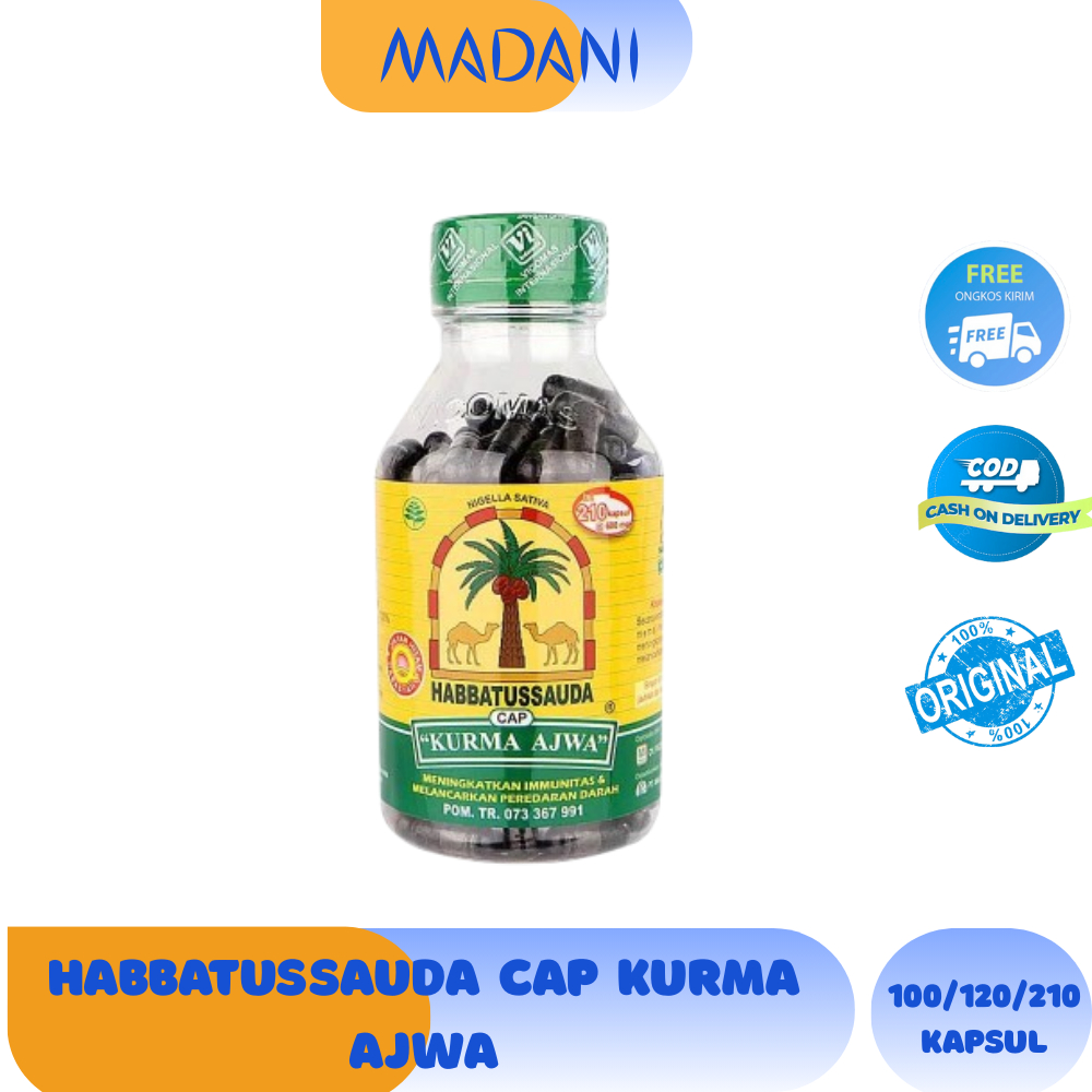 

CAP KURMA AJWA - Habbatussauda Cap Kurma Ajwa Serbuk Jintan Hitam