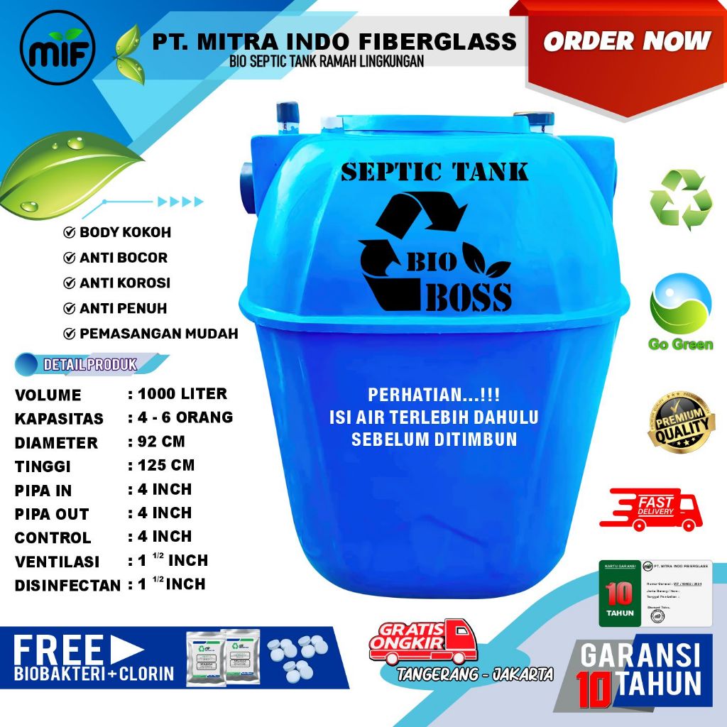 Septic Tank BIOMIF 1000 Liter