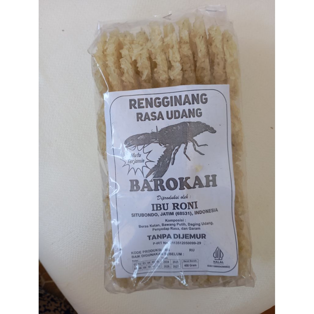 

rengginang rasa udang pipih asli situbondo