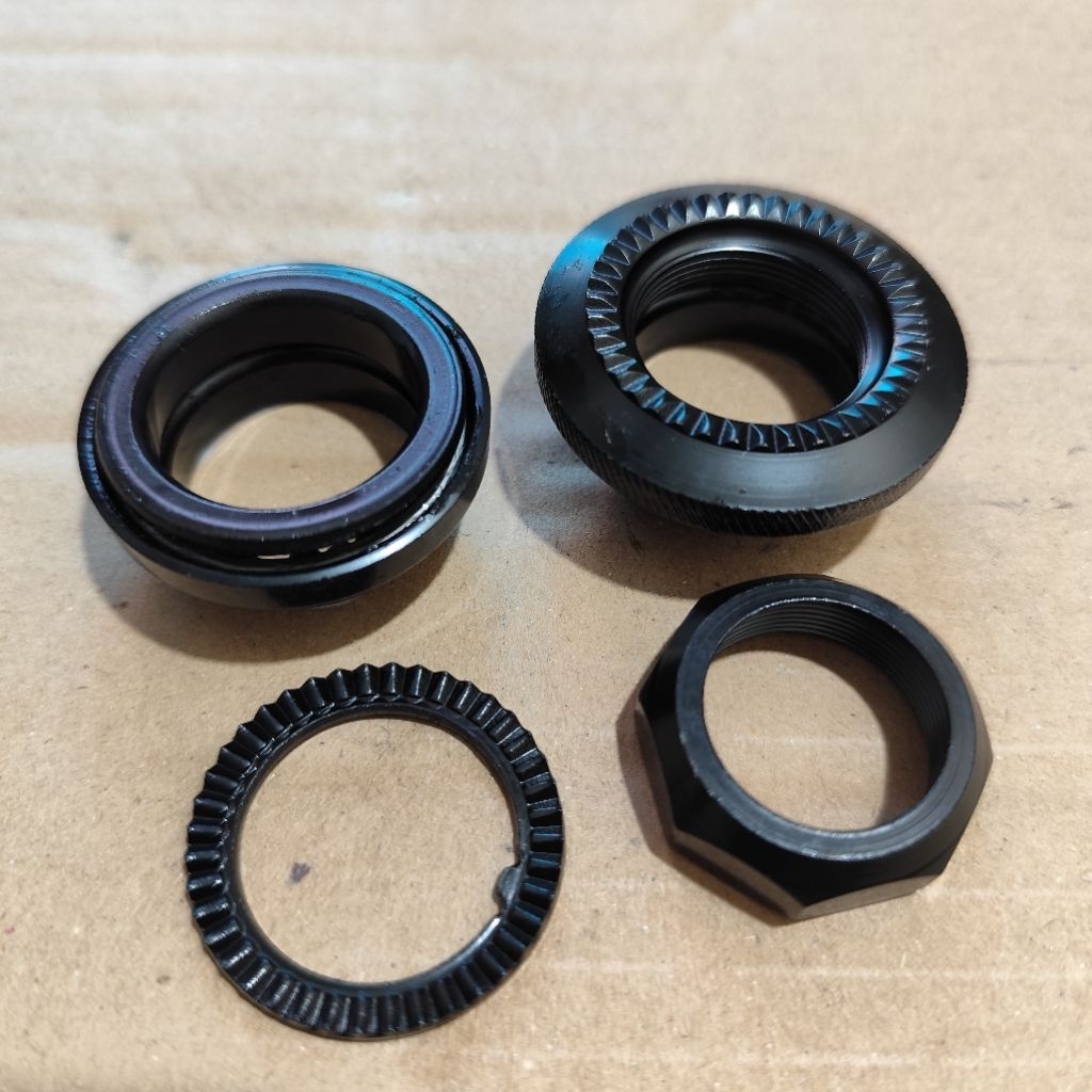 Headset bmx mtb fixie fork 25.4 standar insert 22.2 hitam