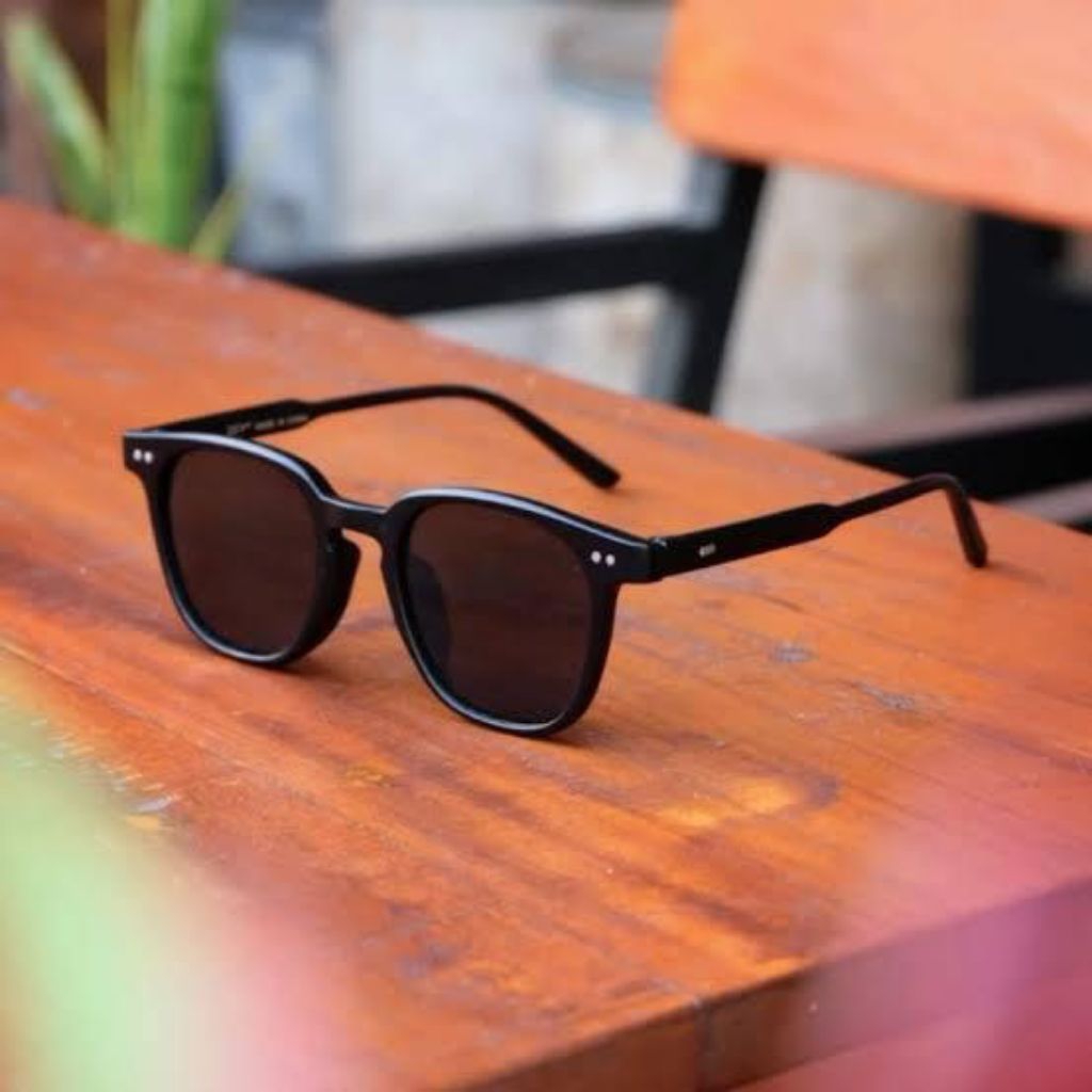 Kacamata Hitam Minus Pria Wanita RbSpace Retro Kacamata Anti Silau Untuk Siang Frame Lensa Eyewear S