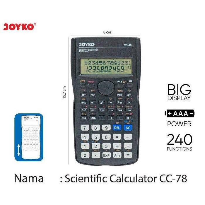 

KALKULATOR JOYKO CC-78-Scientific