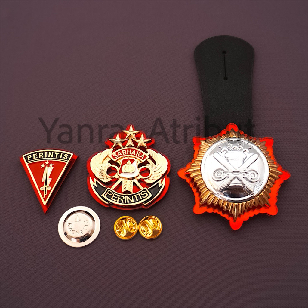Pin Brevet Brivet Perintis Sabhara / Perintis / Pin Roda Saku Sabhara Polri Premium