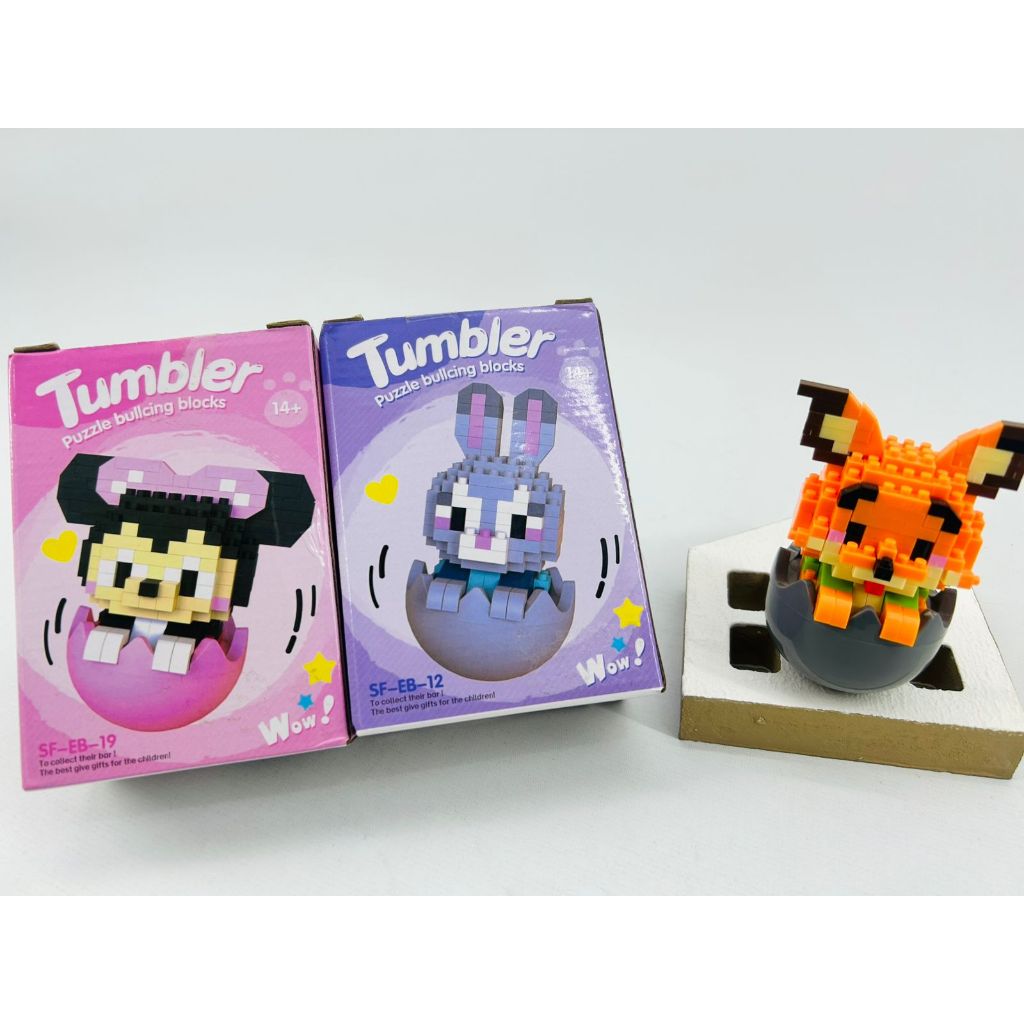 Lego Caibaoduo/Tumbler/DIY Tumbler Bricks Mainan Karakter Lucu