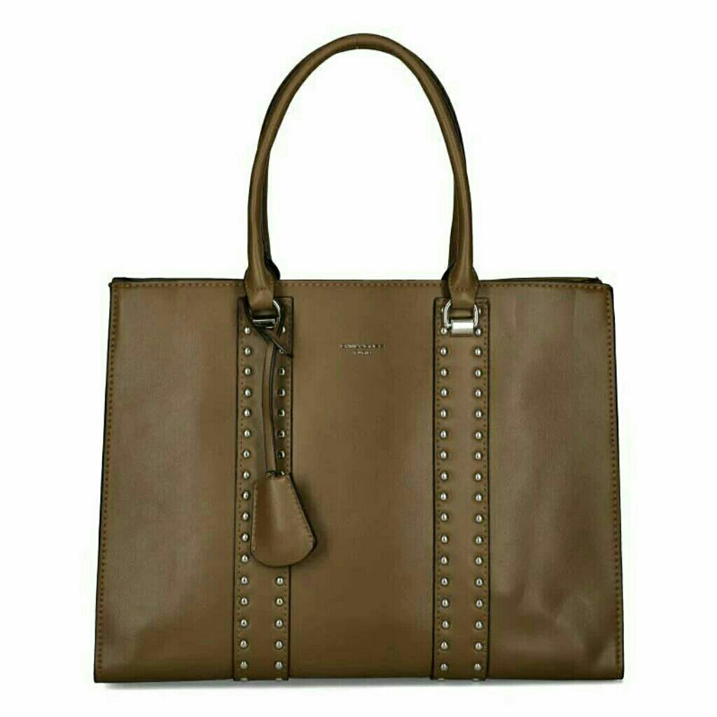 tas selempang coklat tua