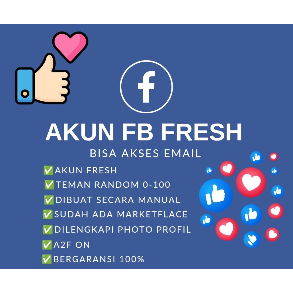 Akun Facebook fresh buat iklan atau spam