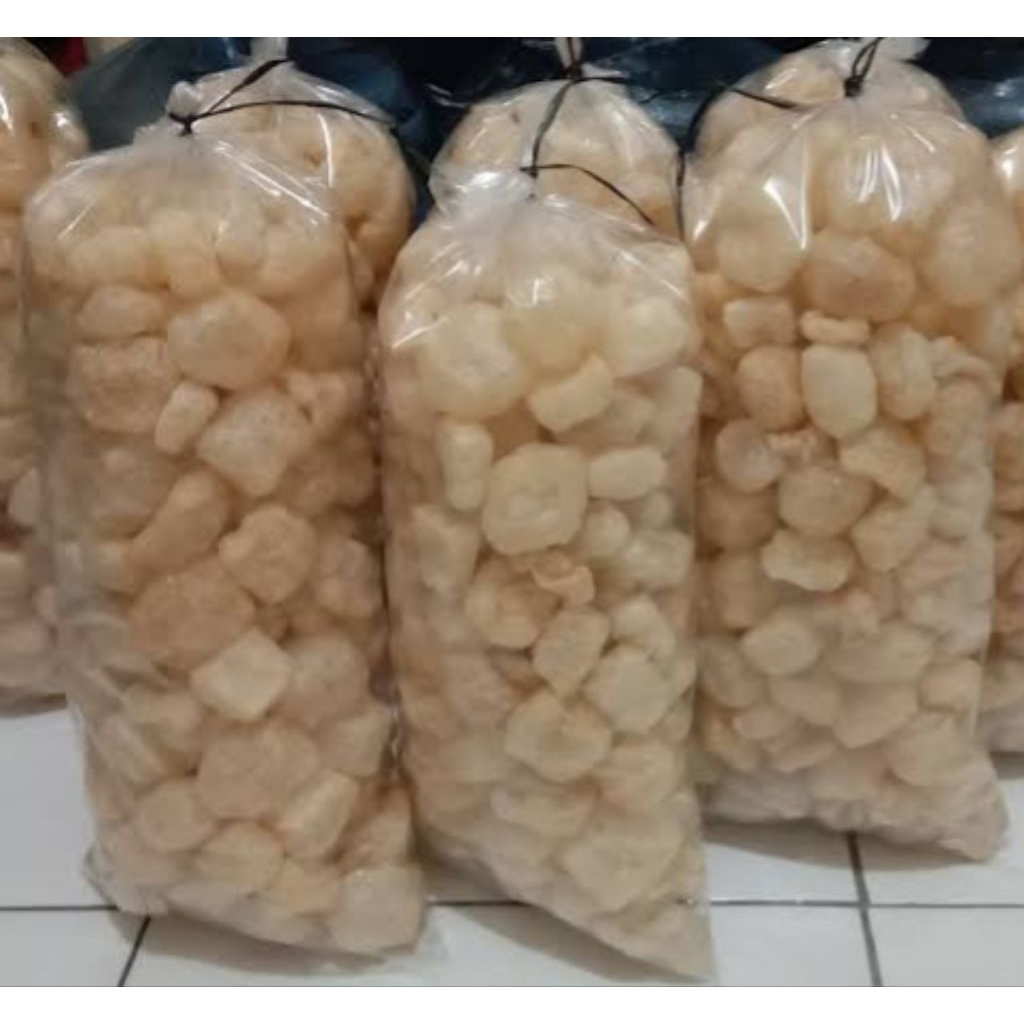 

Kerupuk Kulit Sapi Matang Dorokdok Kerupuk Rambak Gurih Pedas 200 gr