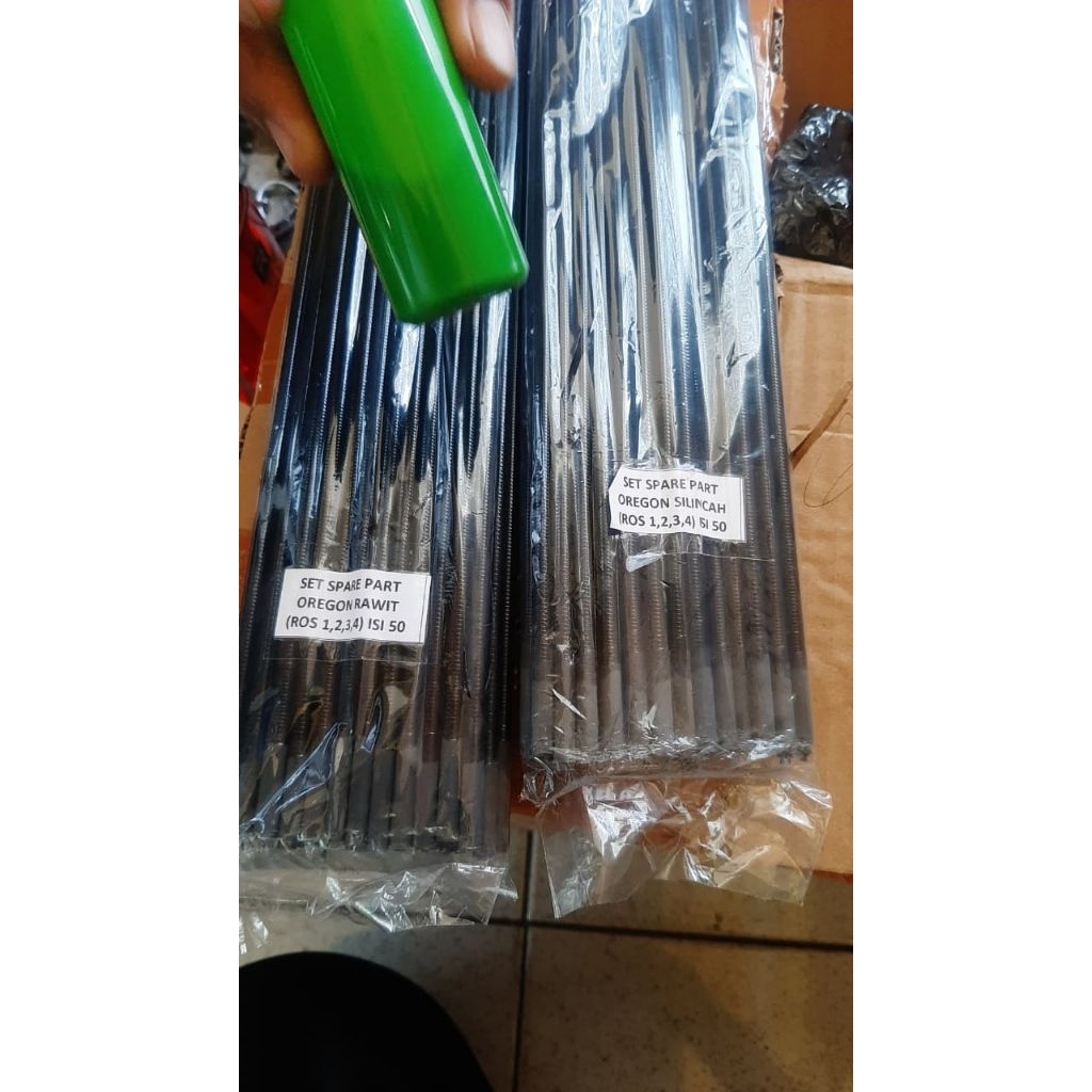 set Sparepart Oregon Rawit dan Silincah 1-2-3-4