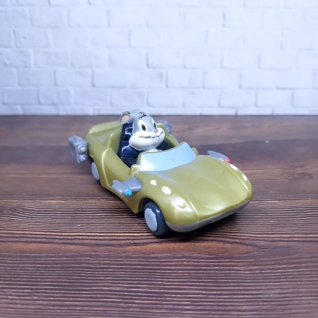 Mobil jadul Bugs Bunny ori WBE Space Jam figure looney toones mcd happy meal preloved rare