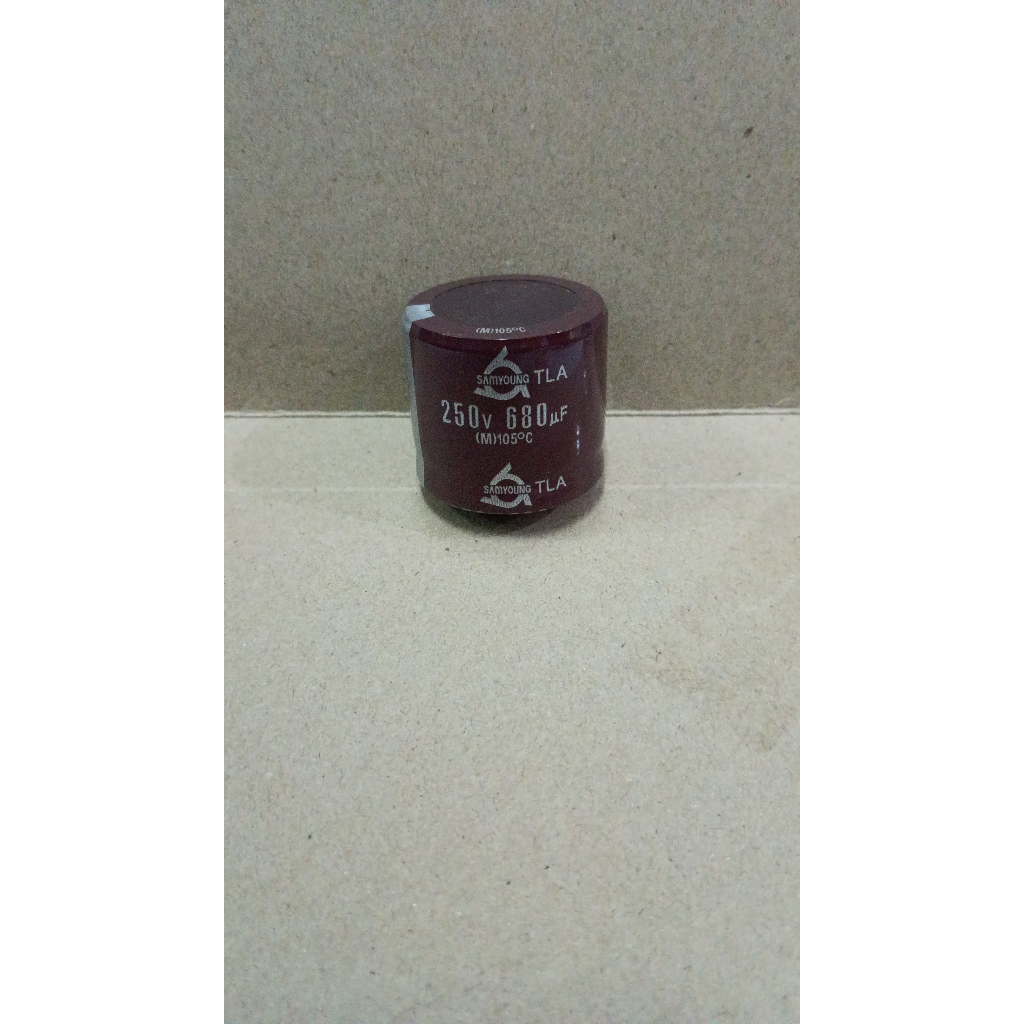 8564 kapasitor elco elko 680uf 680 uf 250v 250volt 250 volt samyoung